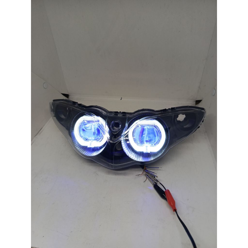 lampu depan yamaha Jupiter burhan ala biled