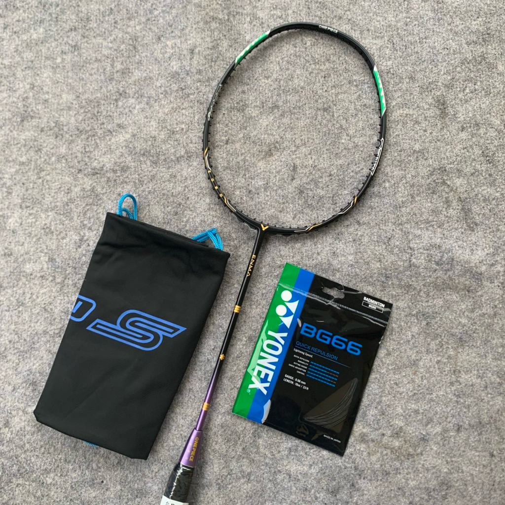 Raket Badminton”VICTOR ENMA”Siap Pakai Gratis Tas&Grip