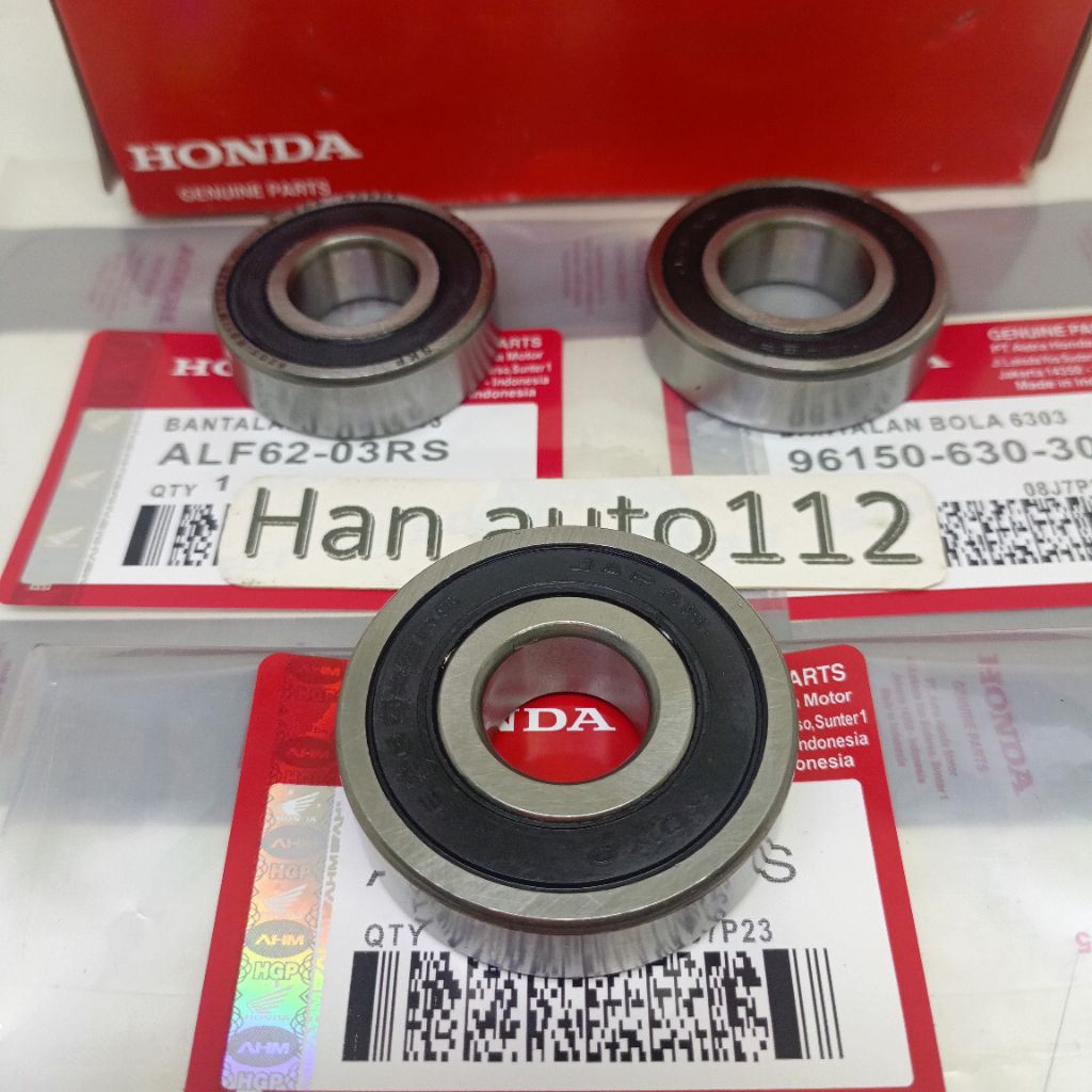 BEARING RODA BELAKANG+NAP GEAR HONDA CRF 150 CRF 150L ORIGINAL