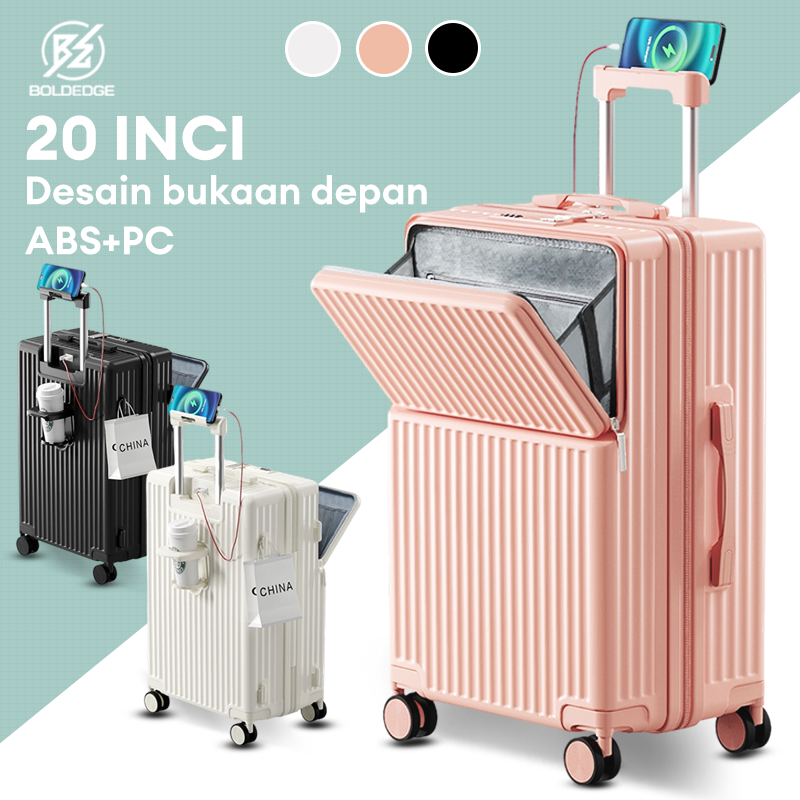 BoldEdge Koper 20inci Kabin & Bagasi Koper Berkualitas Koper Premium Surabaya Instan Koper 16 inci L