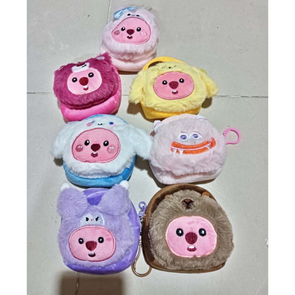 dompet koin & pensil case karakter