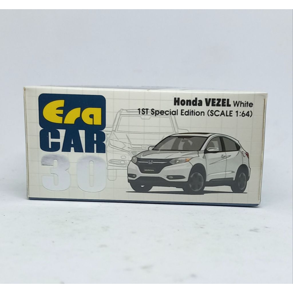 era car eracar 30 honda vezel hrv hr-v white 1st special edition diecast 1/64 (t)