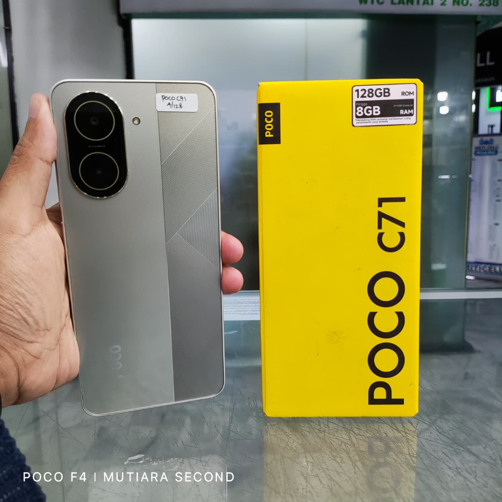 Xiaomi Poco C71 Ram 4GB Rom 128GB Bekas Original