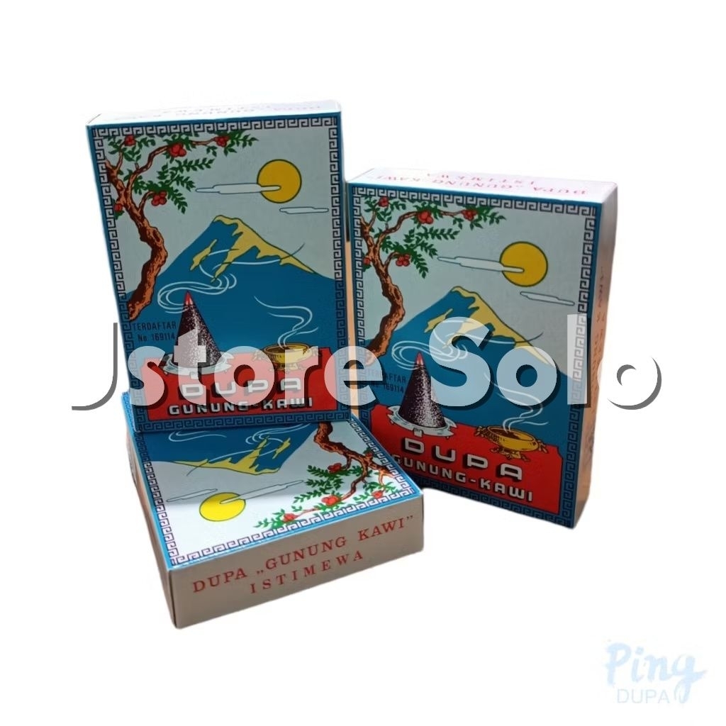 Dupa Hio Gunung Kawi Tumpeng Kerucut Biru Kode Js192
