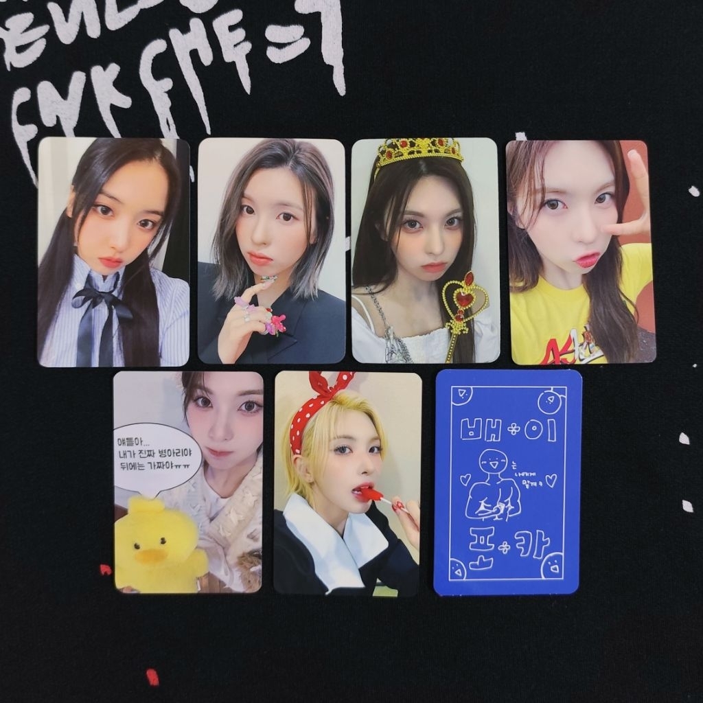 photocard pc jiwoo bae nmixx