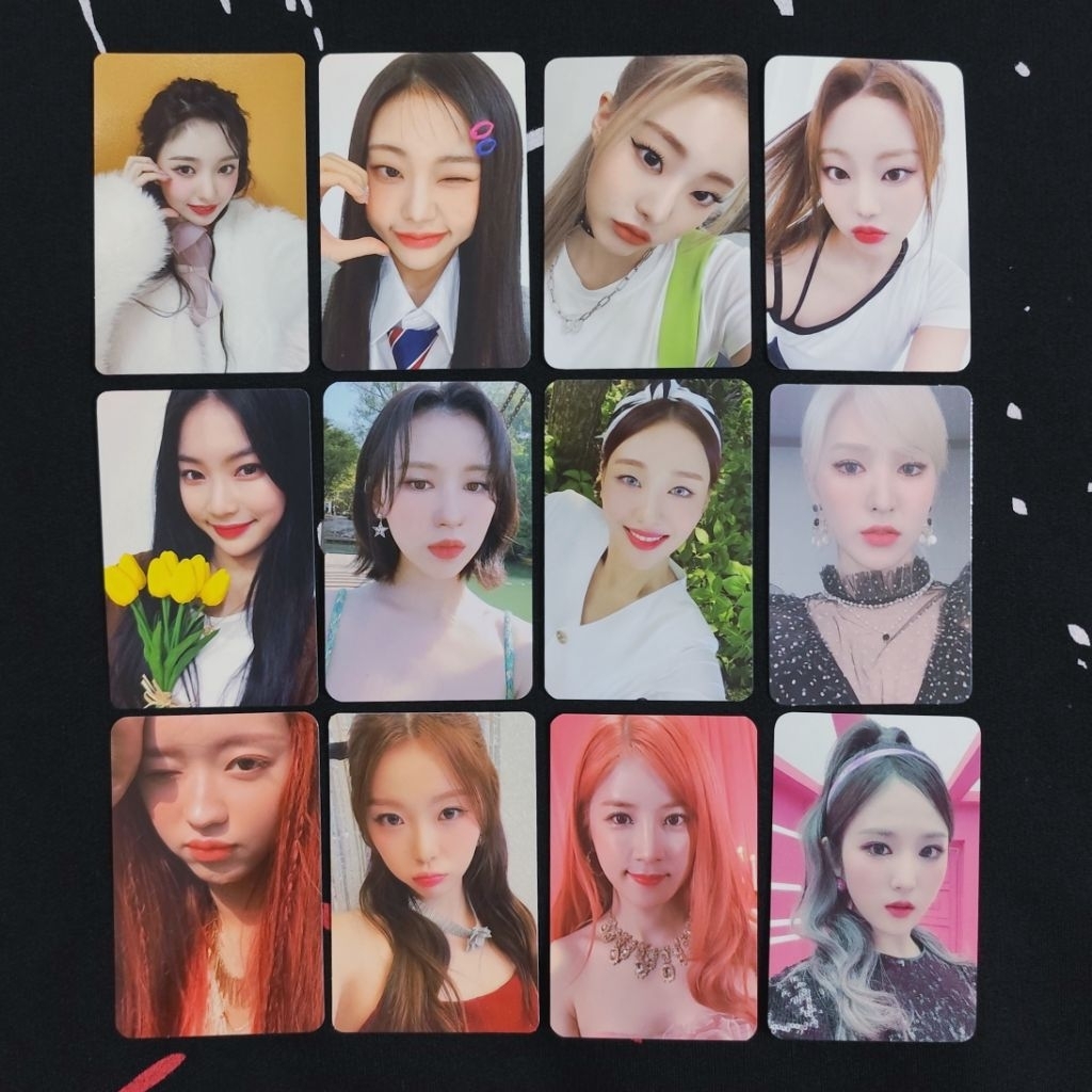 photocard pc aab girl group yeseo kep1er sheon billlie isa stayc elly weme yves loona wendy red velv