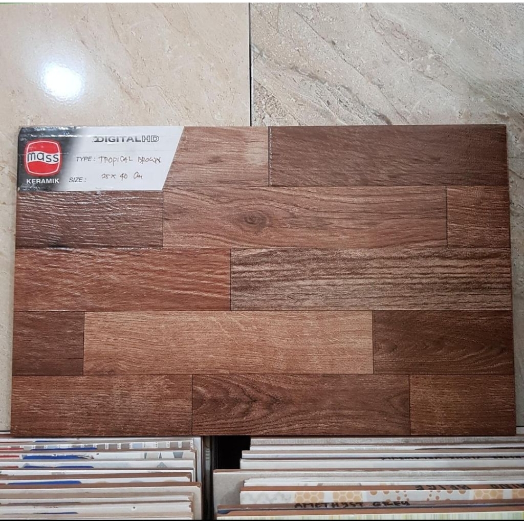 keramik motif kayu tangga