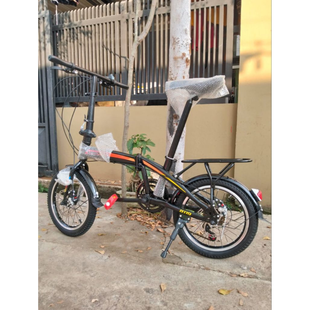 SEPEDA LIPAT ANAK MAZARA UKURAN 16 INCH KERANJANG