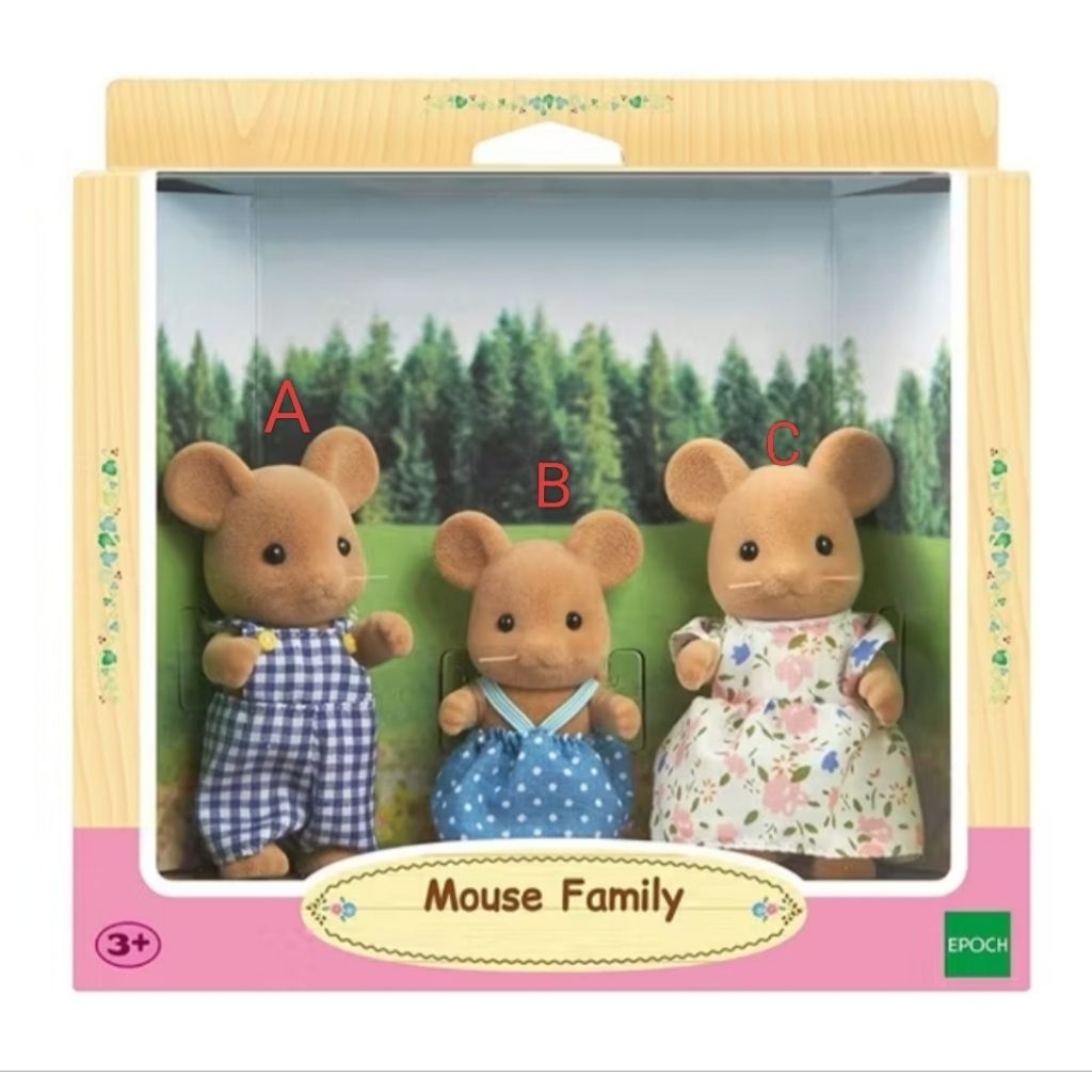 sylvanian families-moose family