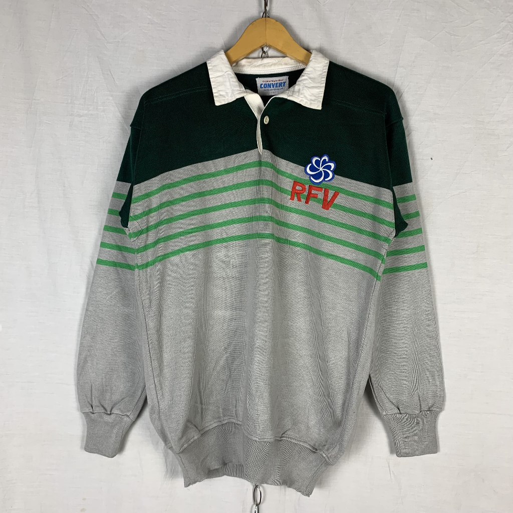 Vintage Rugby Shirt Sweater Crewneck