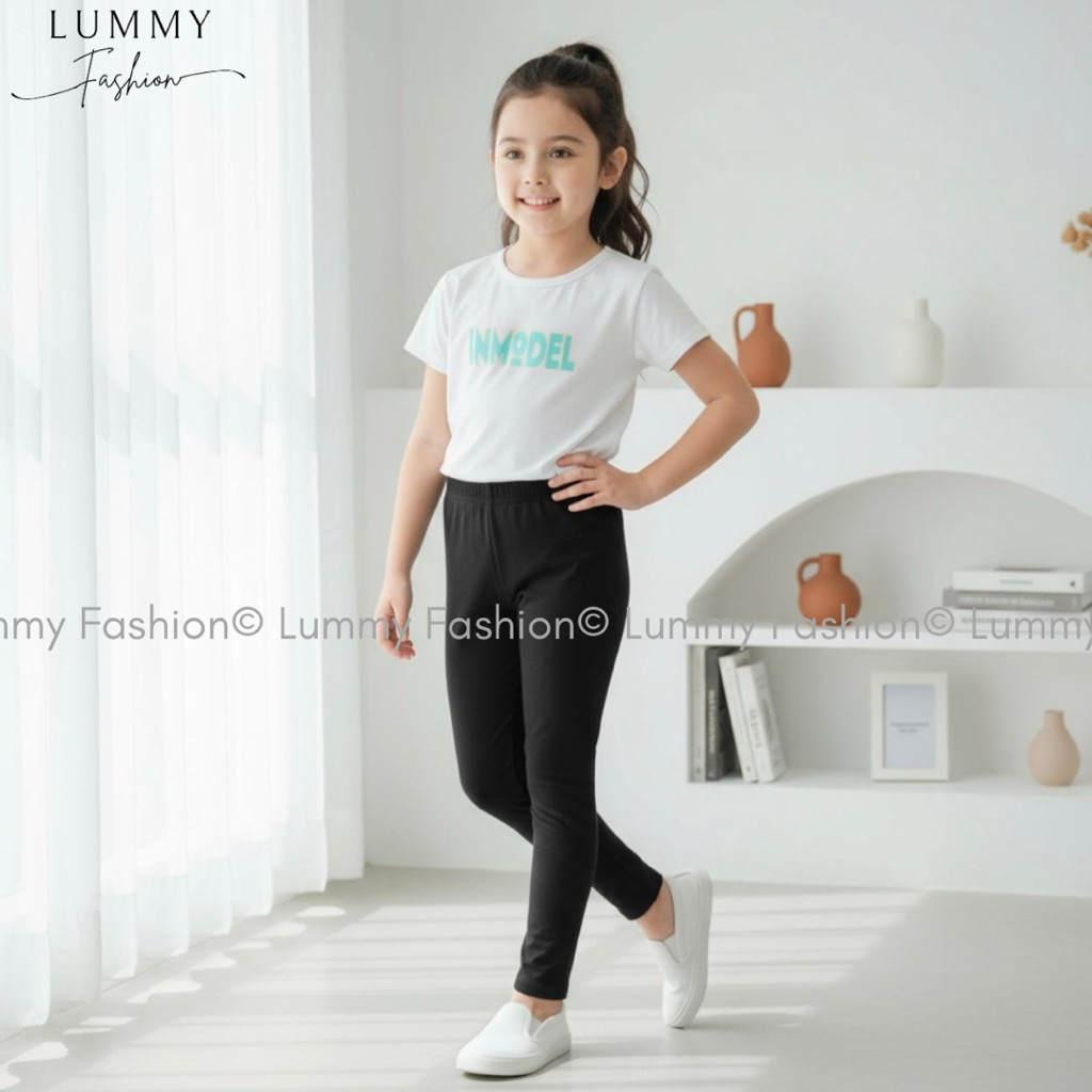 Legging Anak Usia 3 - 15 Tahun Bahan Kaos Rayon / Legging Anak Perempuan