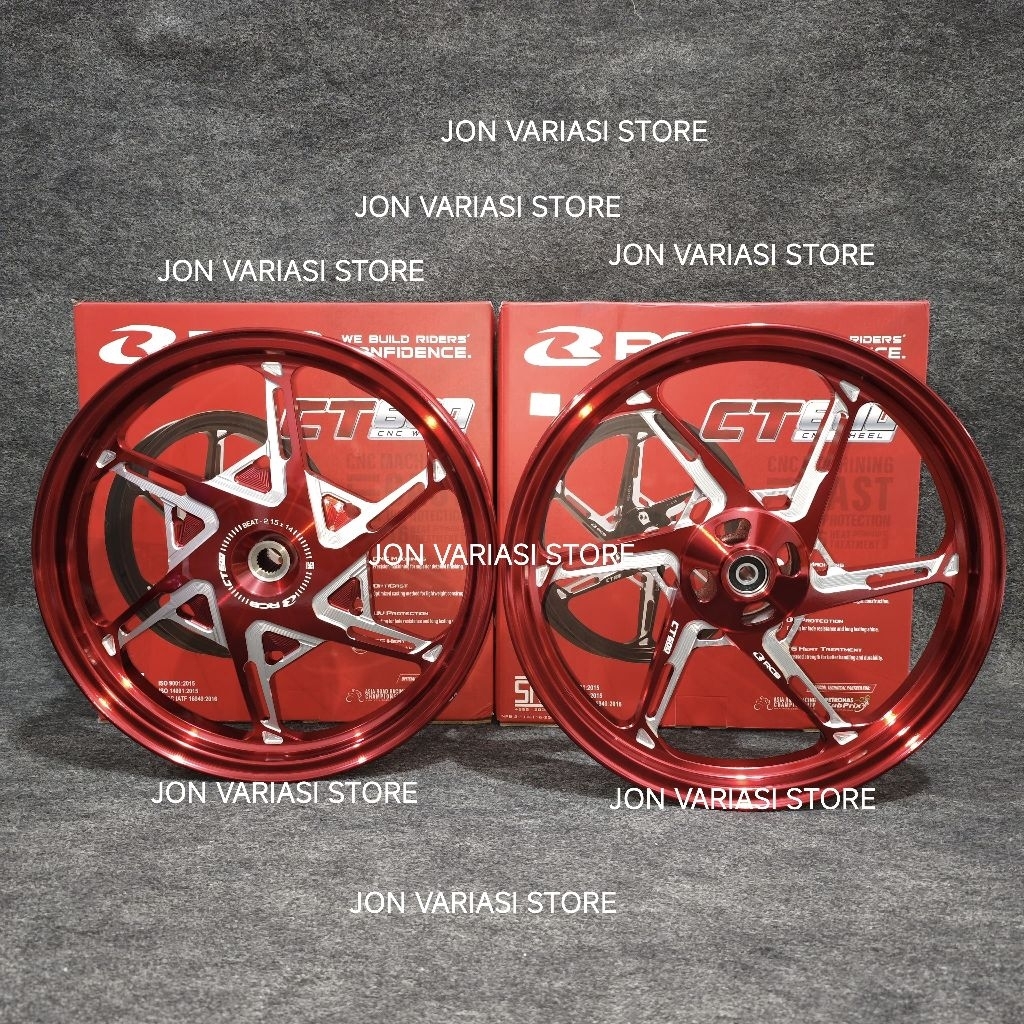 VELG RACING ORIGINAL RCB CT600 185x14 215x14 BEAT SCOOPY VARIO 110 125 150 160 CBS GENIO MIO SPORTY 