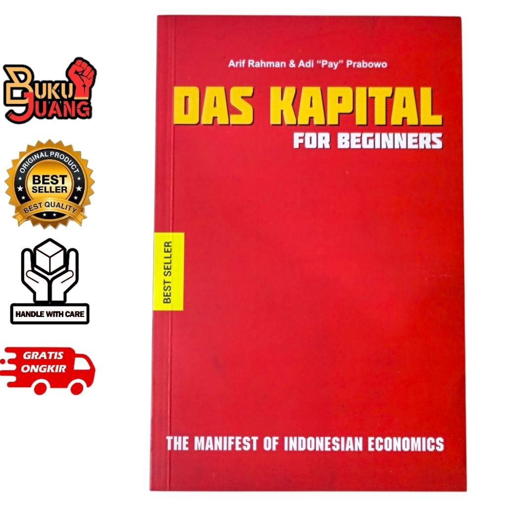 BUKU DAS KAPITAL FOR BEGINNERS BY ARIF RAHMAN & ADI PAY PRABOWO ORIGINAL 10.000 %