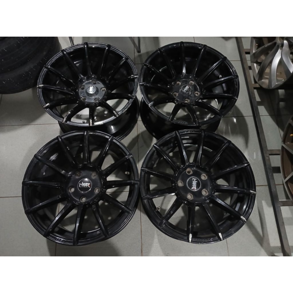 JUAL VELG HSR SHINJUKU R17 X8,5/9,5 5X114,3 ET35/30 BLACK