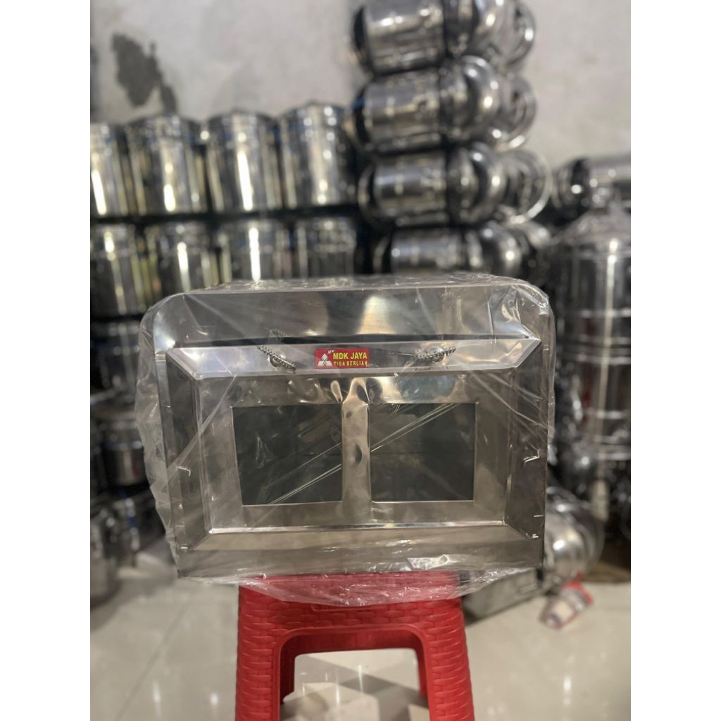 PROMO Oven Kompor Tangkring Merk Tiga Berlian KACA 2 Bahan Stainless