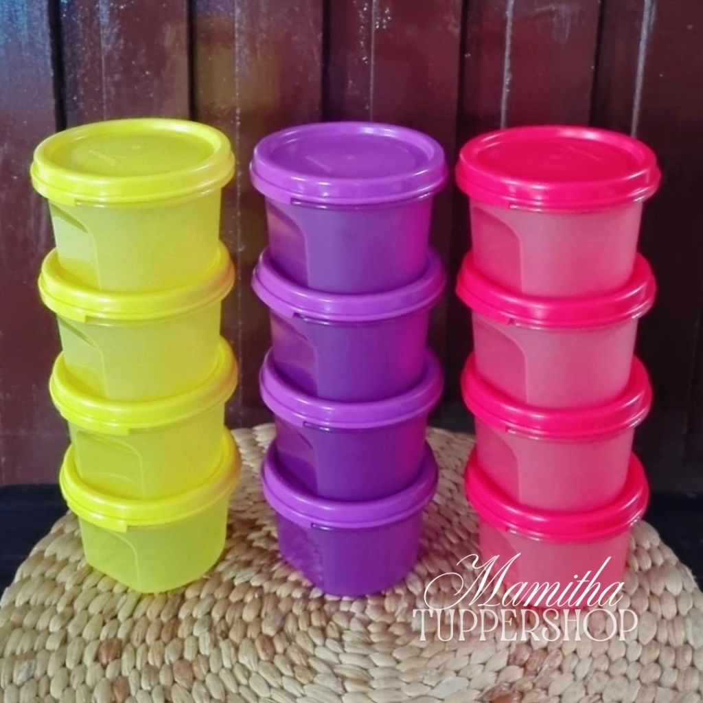 MM round (1)-mini tupperware-snack cup tupperware