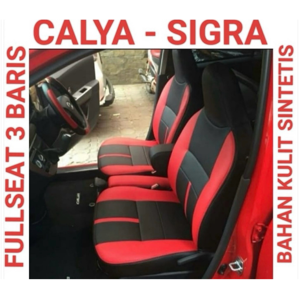 Sarung jok mobil CALYA-SIGRA 3 BARIS
