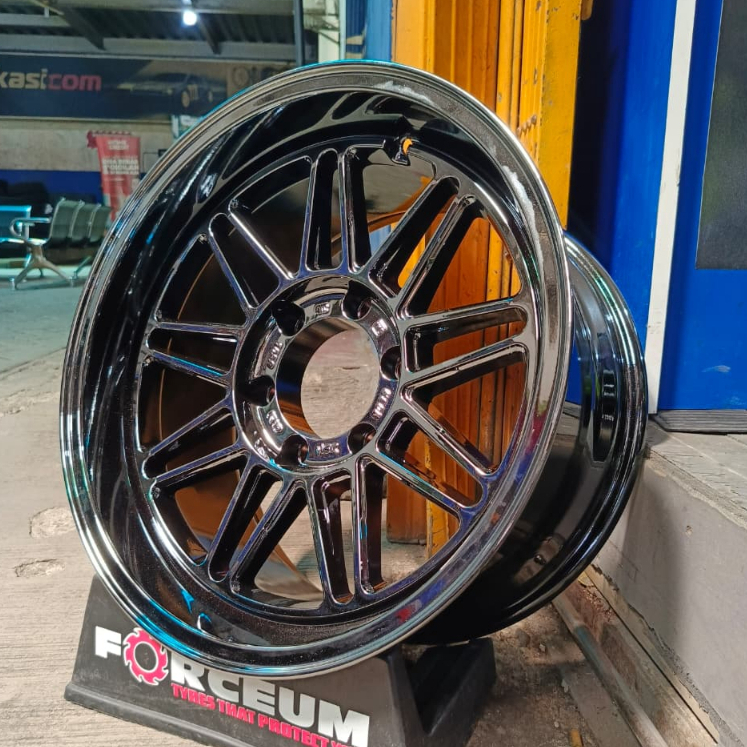 velg mobil ring 17 balck chrome mobil pajero triton blazer trailblazer dll tipe hsr toba ring17