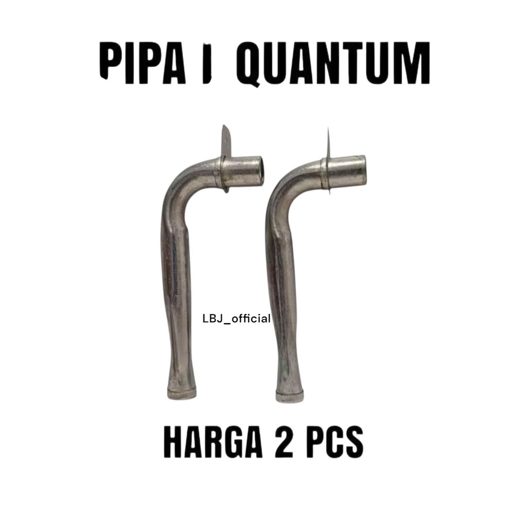 2PCS PIPA CEROBONG L KOMPOR GAS QUANTUM 2 TUNGKU