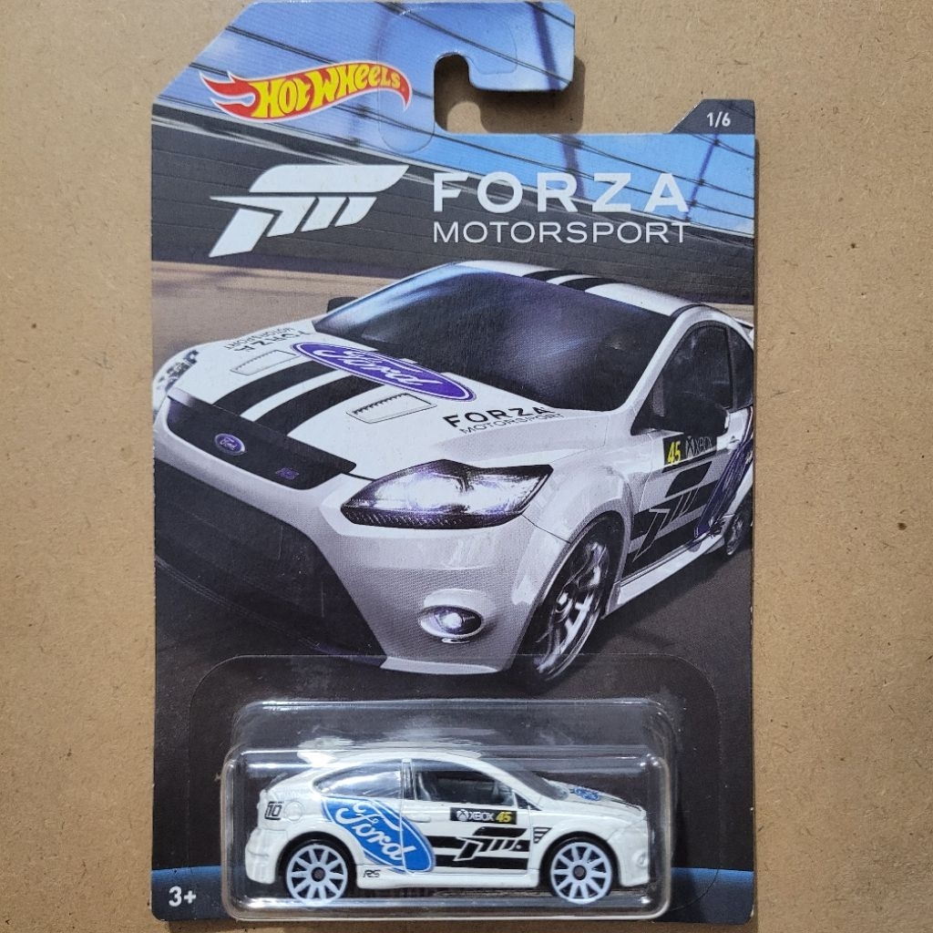 HOT WHEELS '09 FORD FOCUS RS / FORZA MOTORSPORT [ WHITE ]