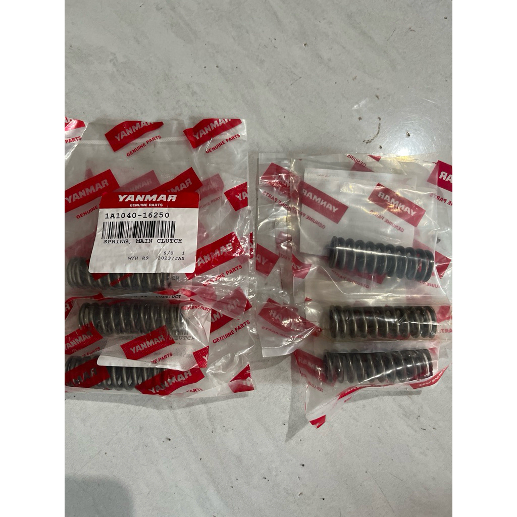 spring main clutch / spring kampas yanmar yzc tf 105 (1 set 6 pcs)