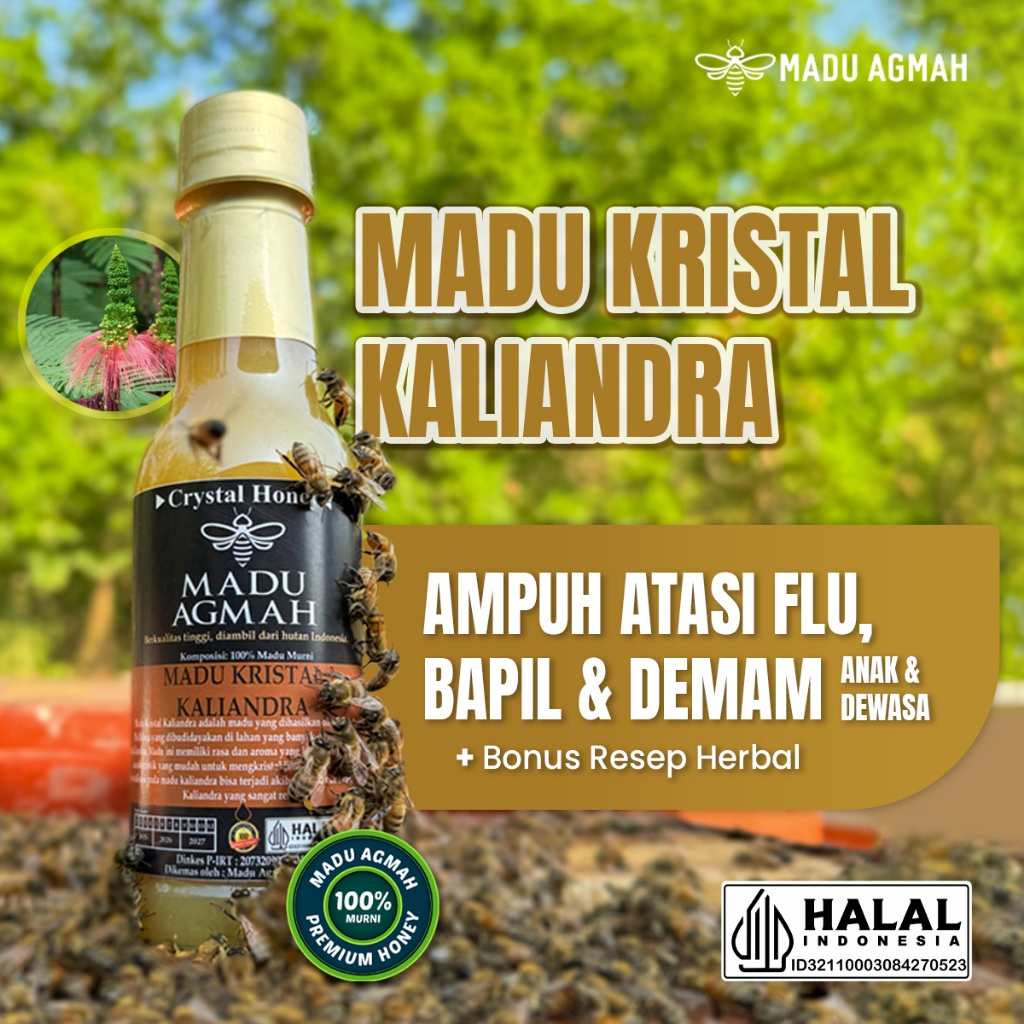 Madu Agmah Kaliandra 100% Asli & Murni Raw