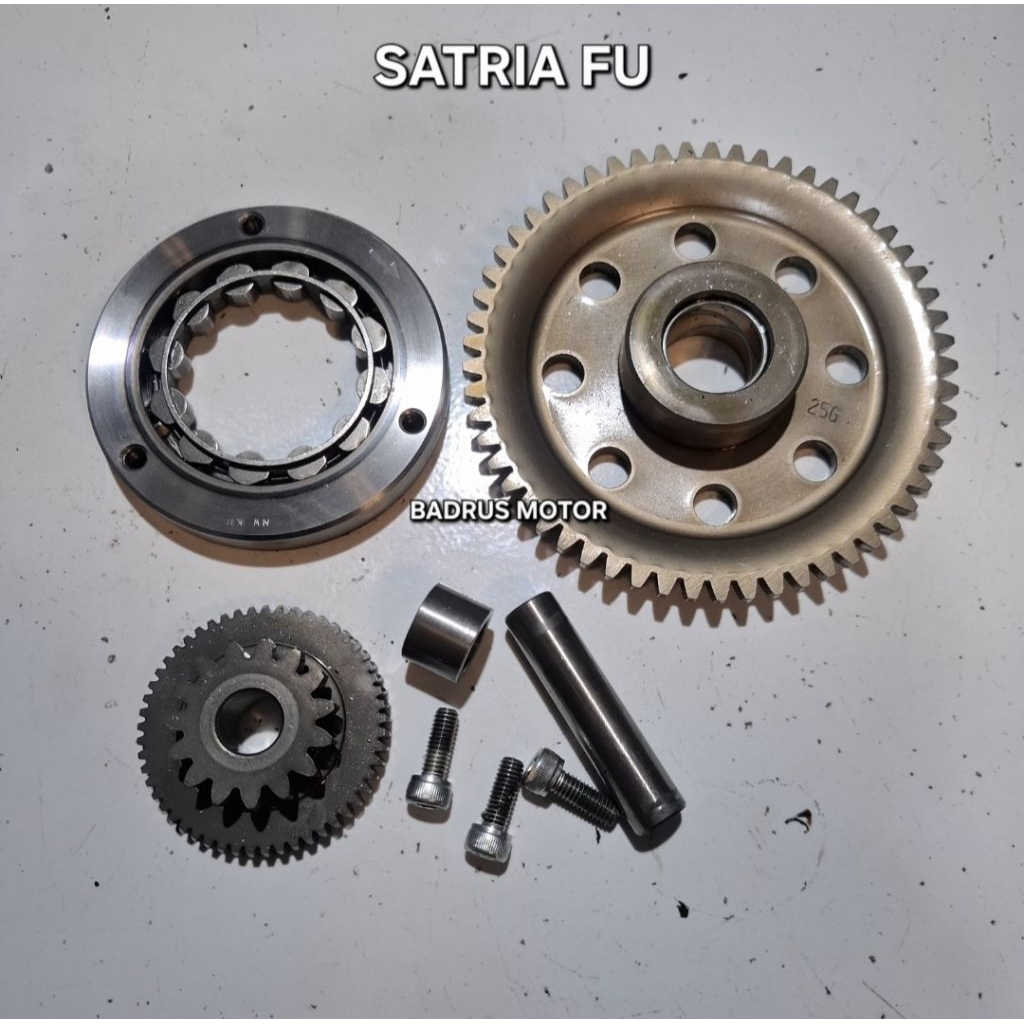 one Way set gigi ger stater pen shock satria fu original copotan normal