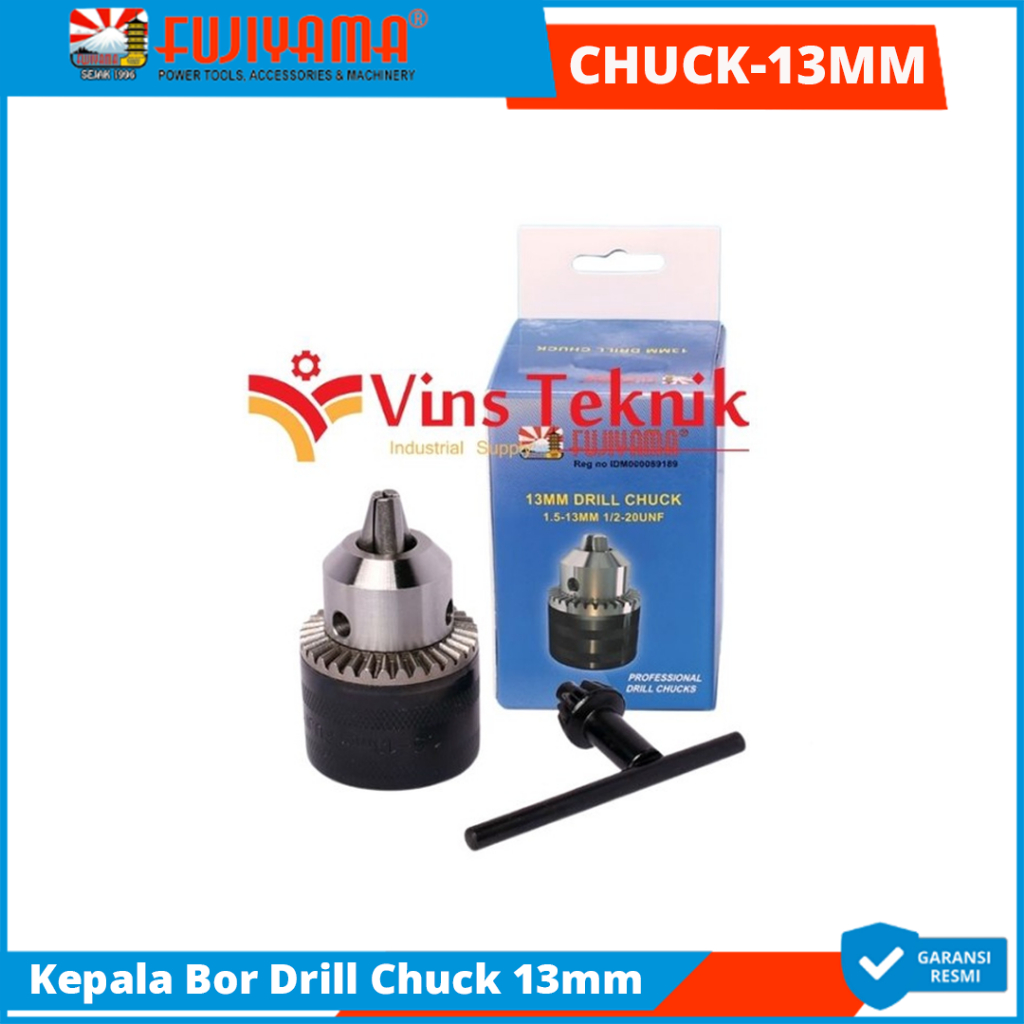 FUJIYAMA kepala bor drill chuck 13mm