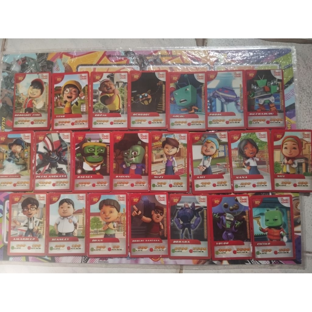 Kartu AR BoBoiBoy Choki-choki 2016 (Satuan)