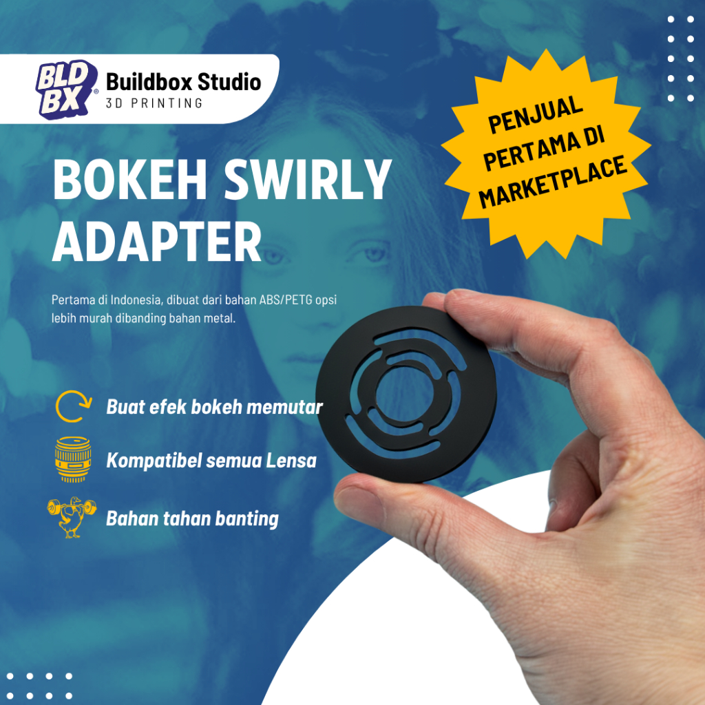 Swirly Bokeh Adapter Ciptakan Bokeh Artistik Tanpa Lensa Mahal