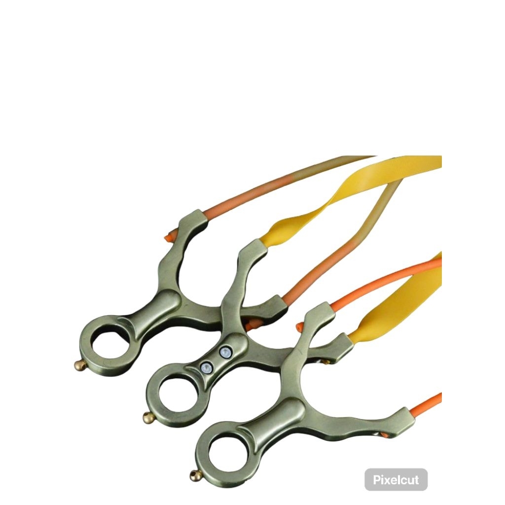 Frame Ketapel OTT metal warna perunggu