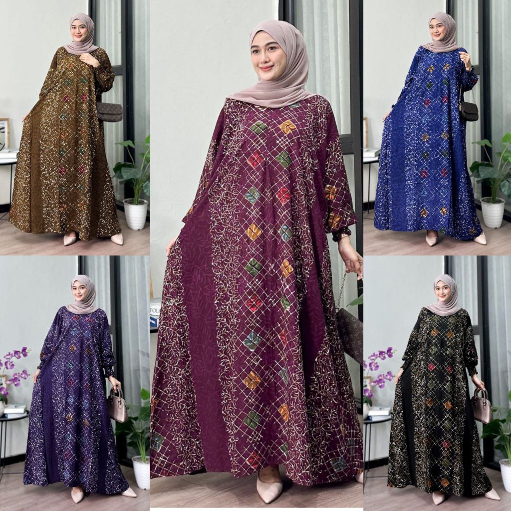 GAMIS BATIK SUPER JUMBO LD 140