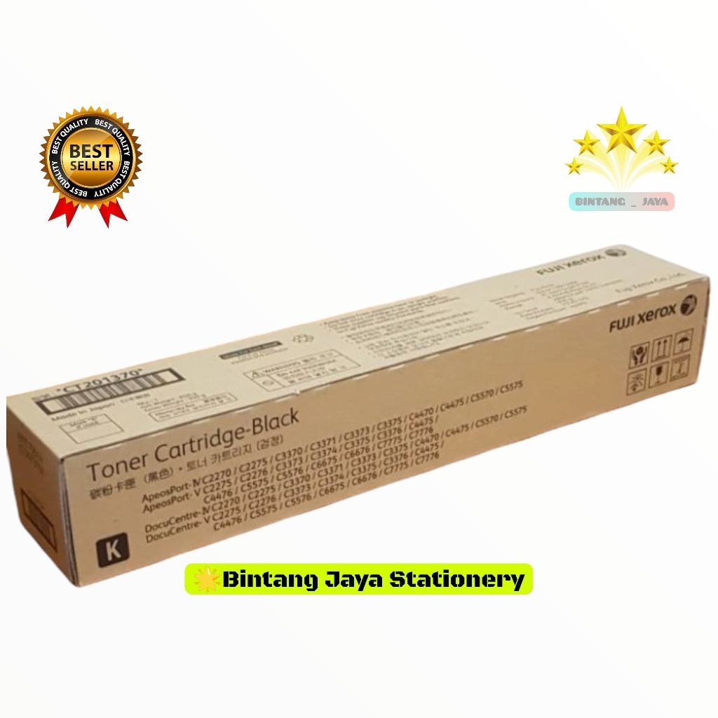 TONER FUJI XEROX (CT201370-73) IV C2270/C3370 BLACK TONER ORIGINAL