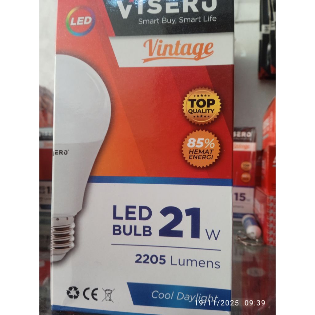 visero VISERO 21W Lampu LED Bohlam