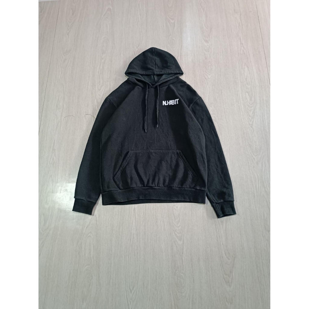 NUHABIT HOODIE BLACK ORIGINAL