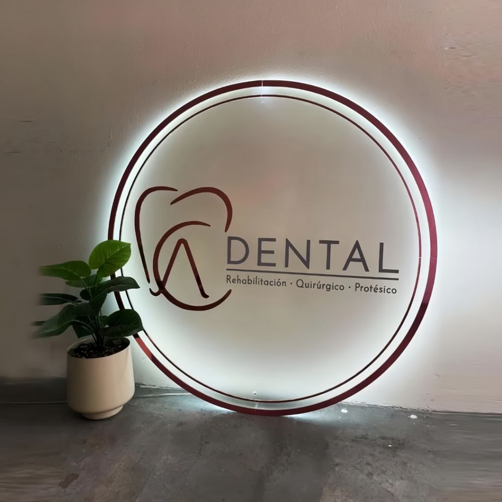 Logo Papan Acrylic Signage Neon Sign Nyala