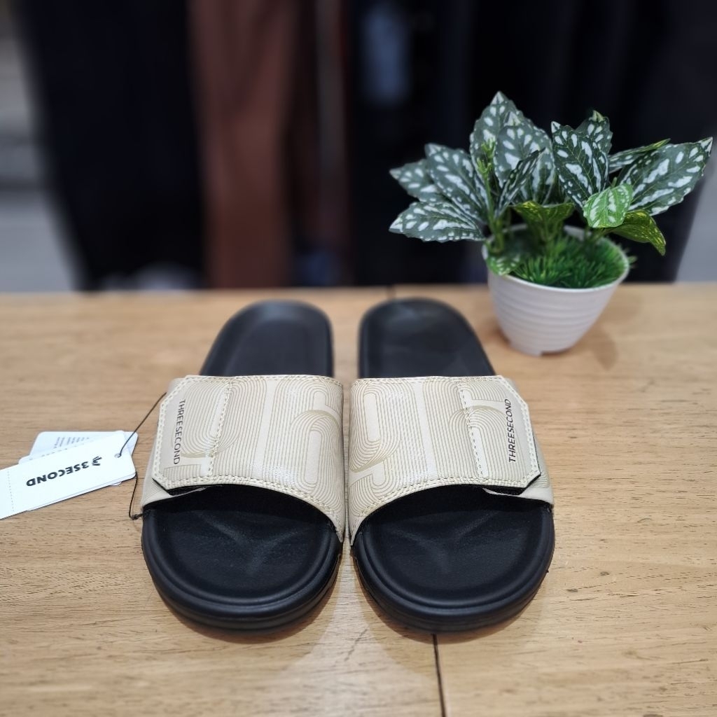 Sandal Slop 3Second Terbaru Original