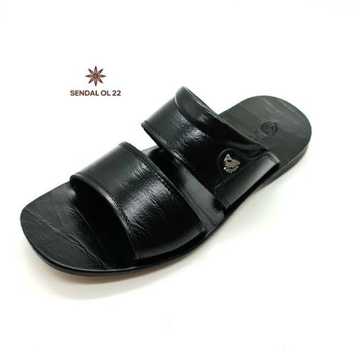 Sandal Kulit Pria Original 100% Kulit Asli Sandal Dolphin B02 Berkualitas Terbaik