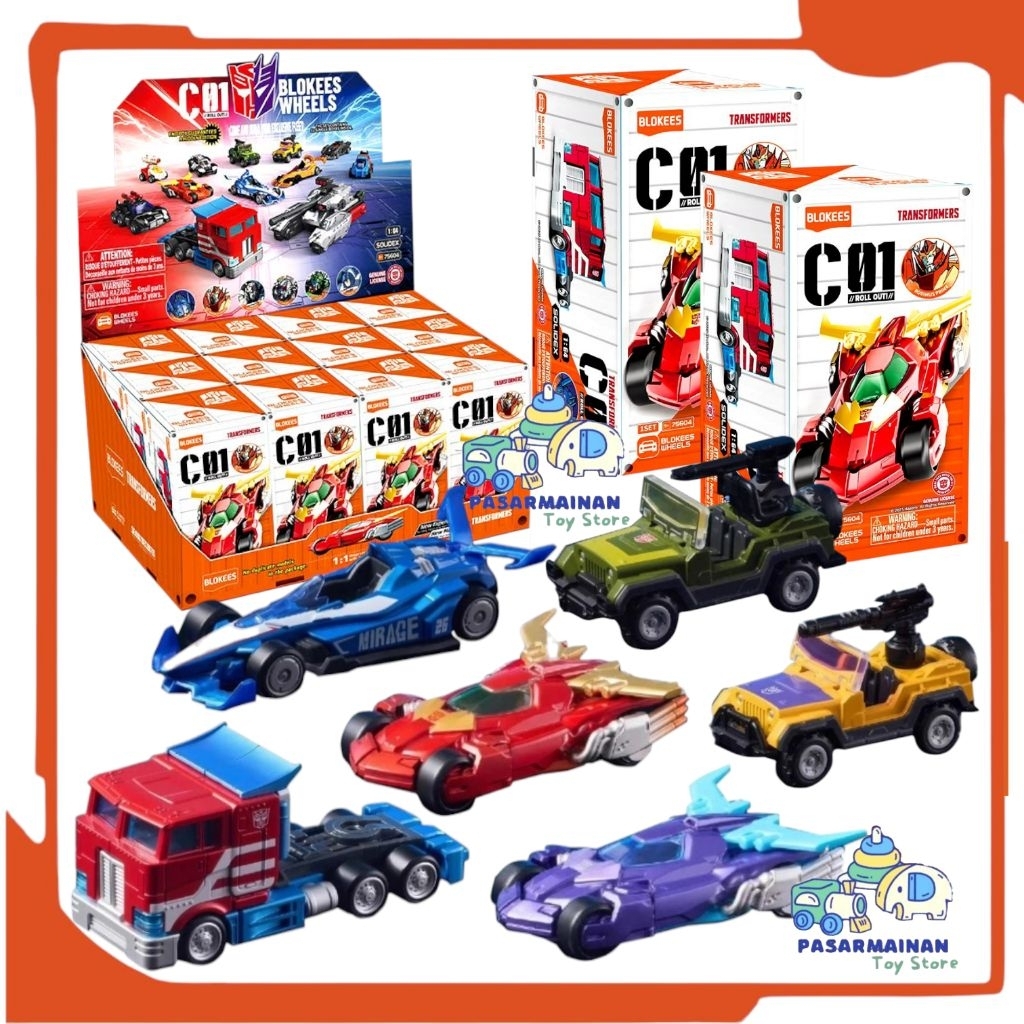 BLOKEES WHEELS TRANSFORMERS C01 Auto Prime Roll Out Rodimus Prime