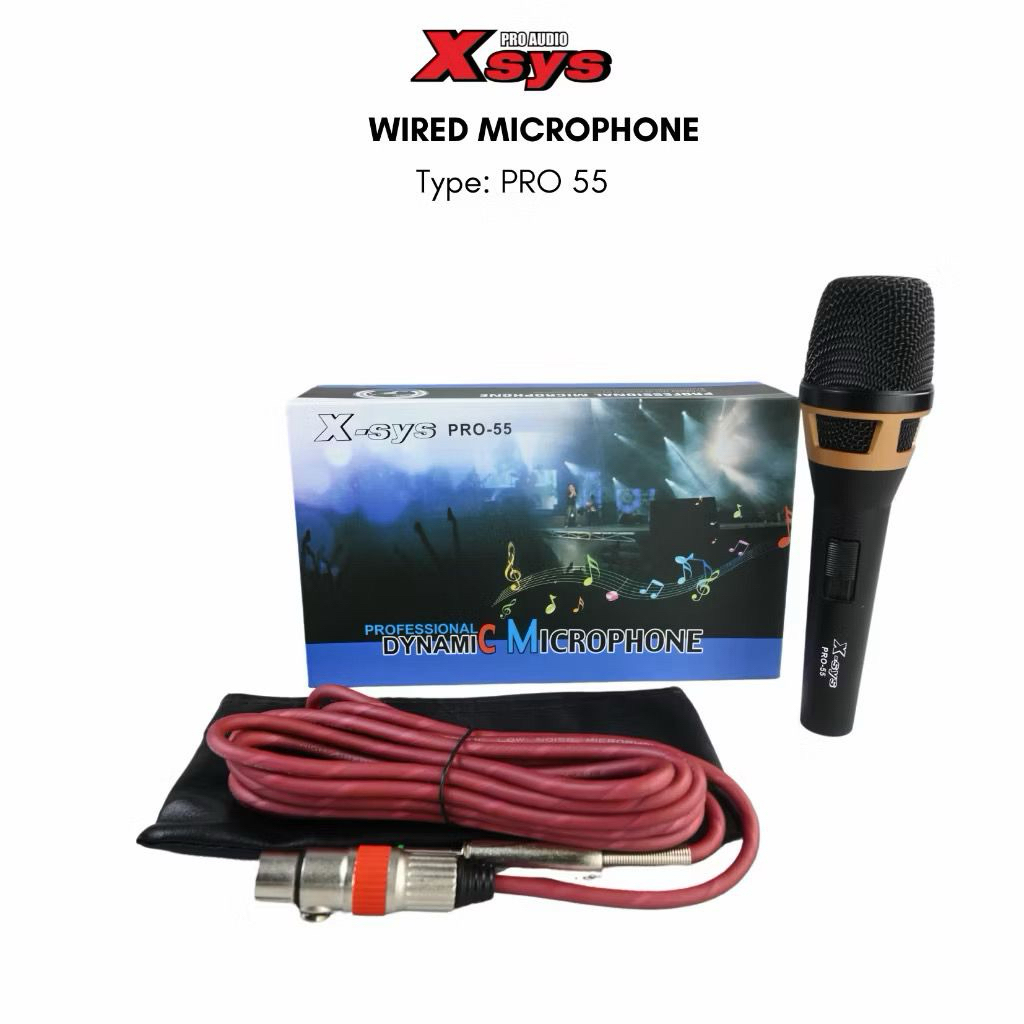 Microphone XSYS PRO 55 mic Kabel
