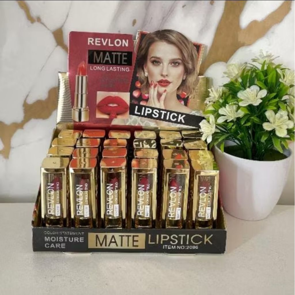 Lipstick Revlon | Maybelline Matte Long Lasting Waterproof/Lipstick Batang Revlon | Maybelline