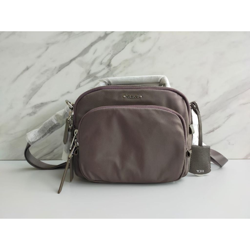 TUMI VOYAGEUR TROY CROSSBODY 18*21*5.75CM •MINK•