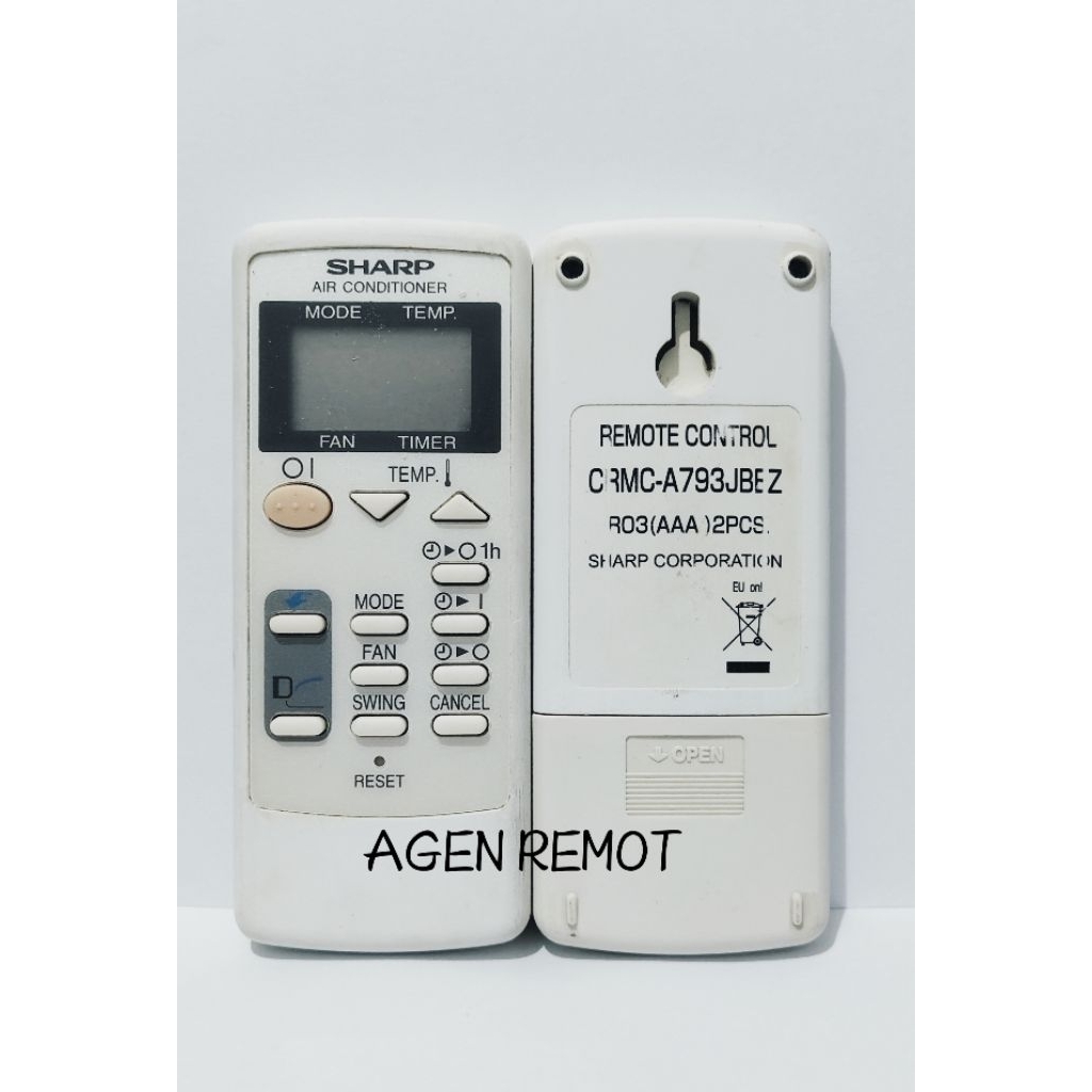 REMOT REMOTE AC SHARP CRMC-A793JBEZ SEKEN ORIGINAL