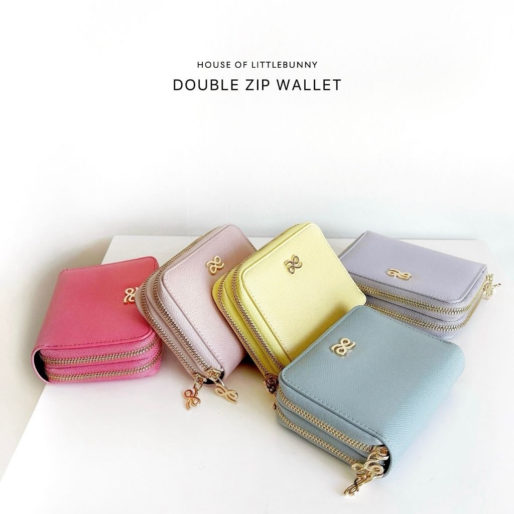 Dompet wanita Little Bunny Double zipper