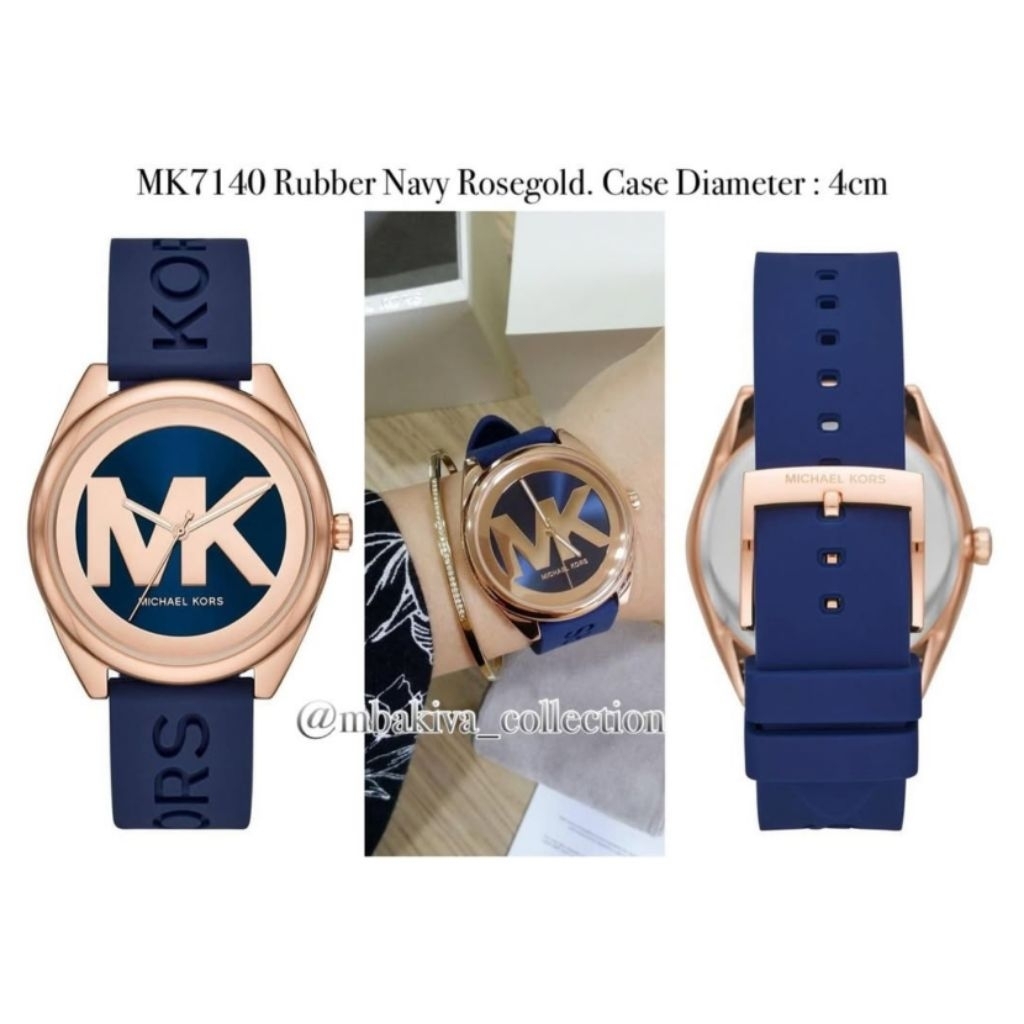 MK7140 Rubber Navy Rosegold