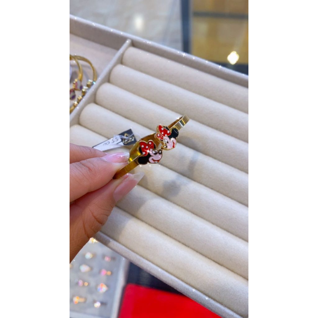 gelang bangle anak titanium Karakter
