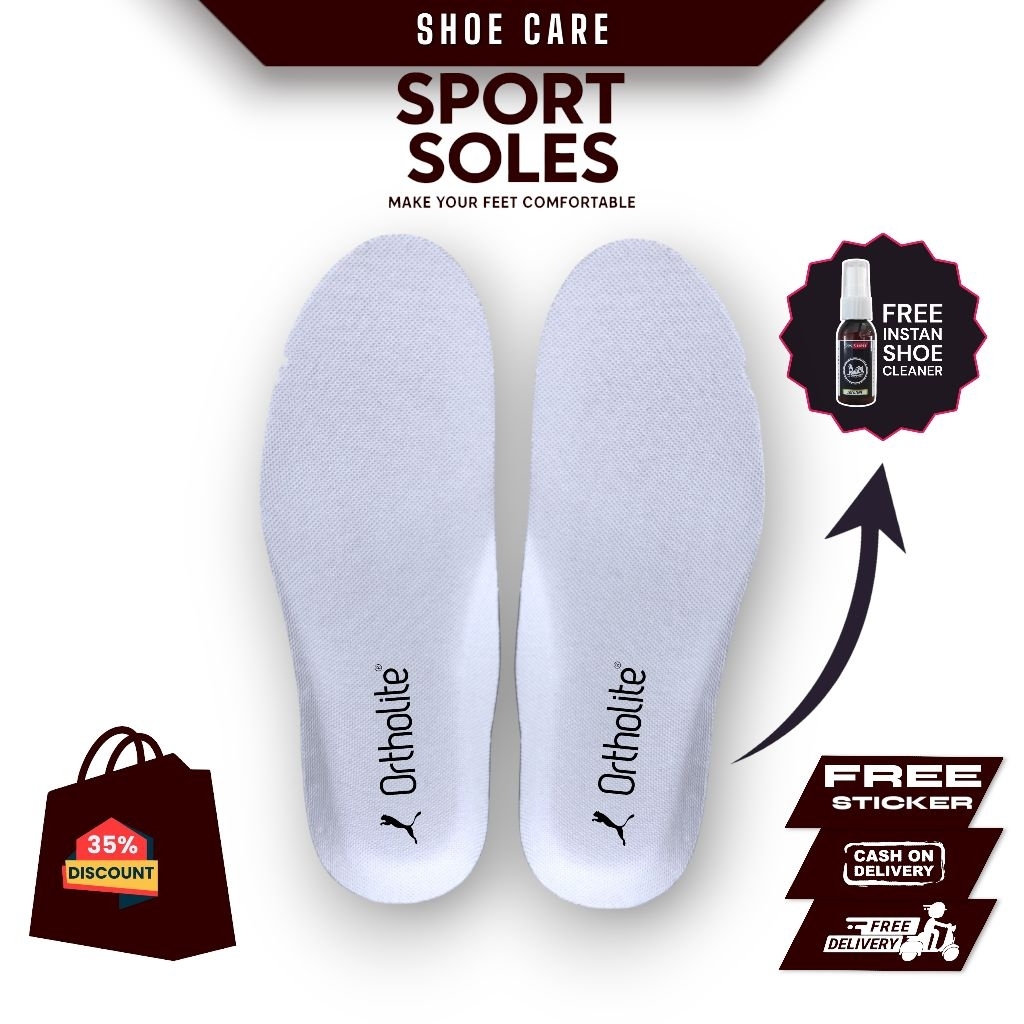 Sport Soles - Insole Sepatu Model Cup Ortholite Series Pria & Wanita
