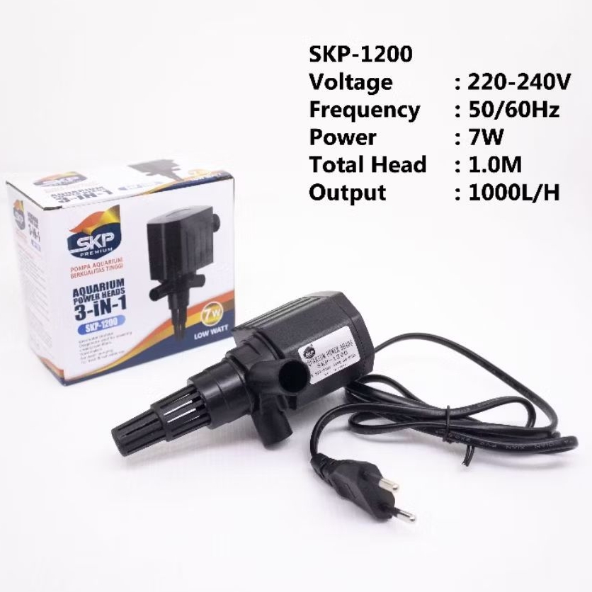 AQUARIUM POWER HEADS 3IN1 SKP PREMIUM PUMP SKP-1200
