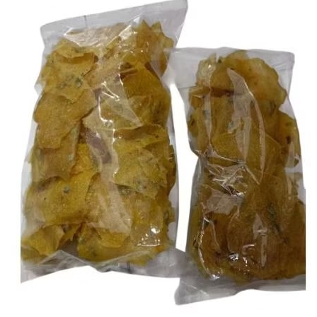 Kerupuk puli bawang bentuk bulat mentahSiap goreng kemasan repack 200gr & 400gr