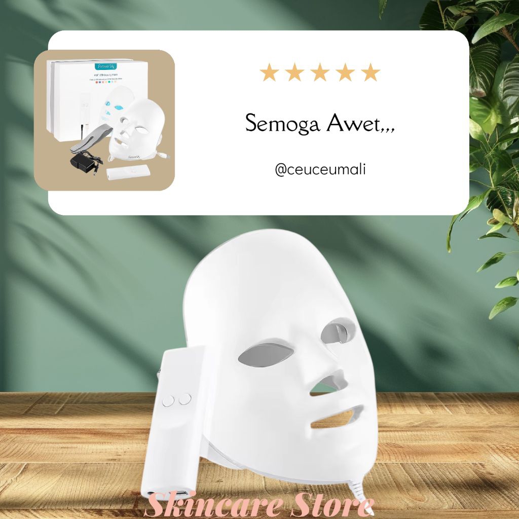 MASKER PDT 7 WARNA PDT MASK 7 IN 1 PDT LED 7 WARNA ALAT FACIAL PDT MASKER WAJAH LED BBGLOW